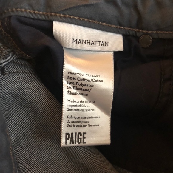 PAIGE MANHATTAN High waisted jeans 26 - Picture 3 of 6